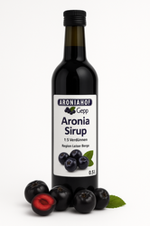 100% Sirup z bobulí aronie 0,5l (ředitelný 1:6) z Rakouska
