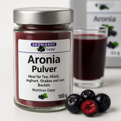 Aroniapulver prášek z Aronie 100g - Rakousko