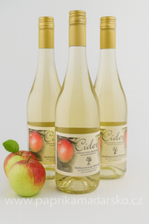 Schreiber – Jablečný cider 0,75 l (Apfelcider, Poysdorf, Rakousko)