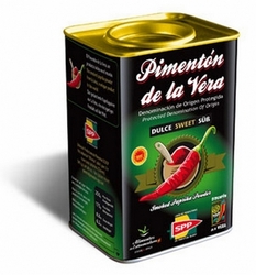 Pimentón de La Vera uzená paprika plechovka 175g sladkokyselá 