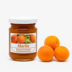 Schreiber – Džem z meruněk 230 g (Marillen Fruchtaufstrich, Poysdorf)