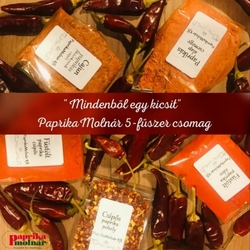 „Od všeho Trochu“ balíček 5 koření z paprikových produktů PaprikaMolnár