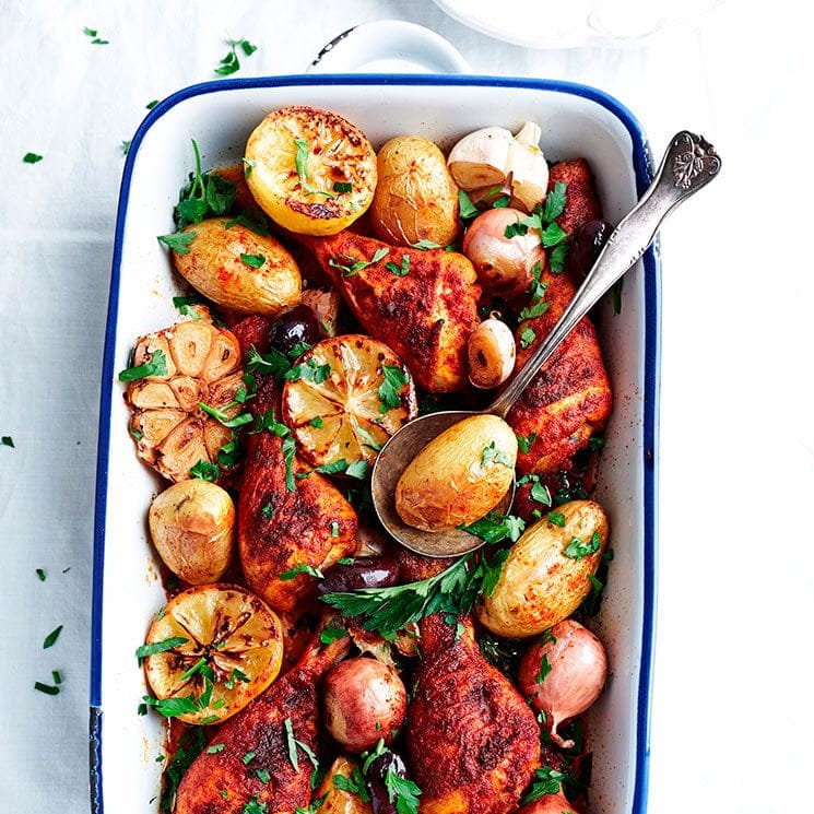 Kuře na paprice Pimentón de la Vera (Pollo al pimentón de La Vera)